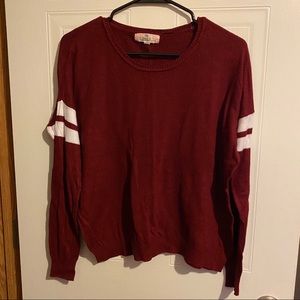 Pink Republic Junior Burgundy Sweater